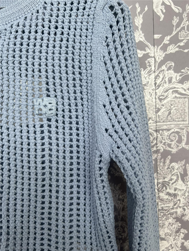 A1exa*der wang hollow knit cardigan replica clothes