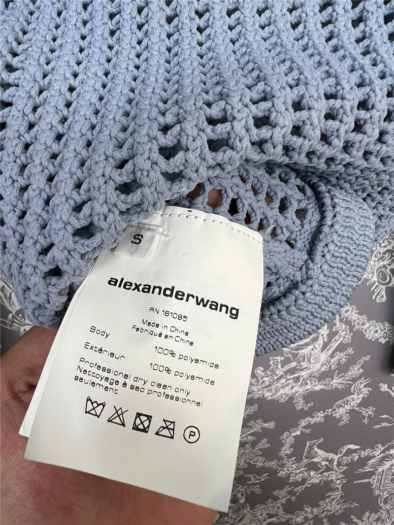 A1exa*der wang hollow knit cardigan replica clothes
