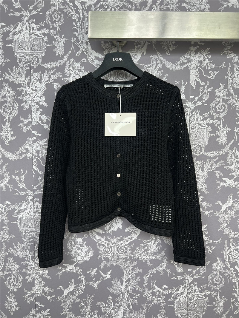A1exa*der wang hollow knit cardigan replica clothes