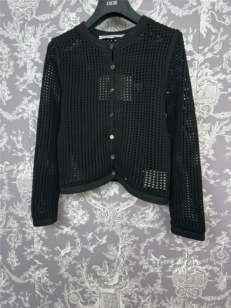A1exa*der wang hollow knit cardigan replica clothes