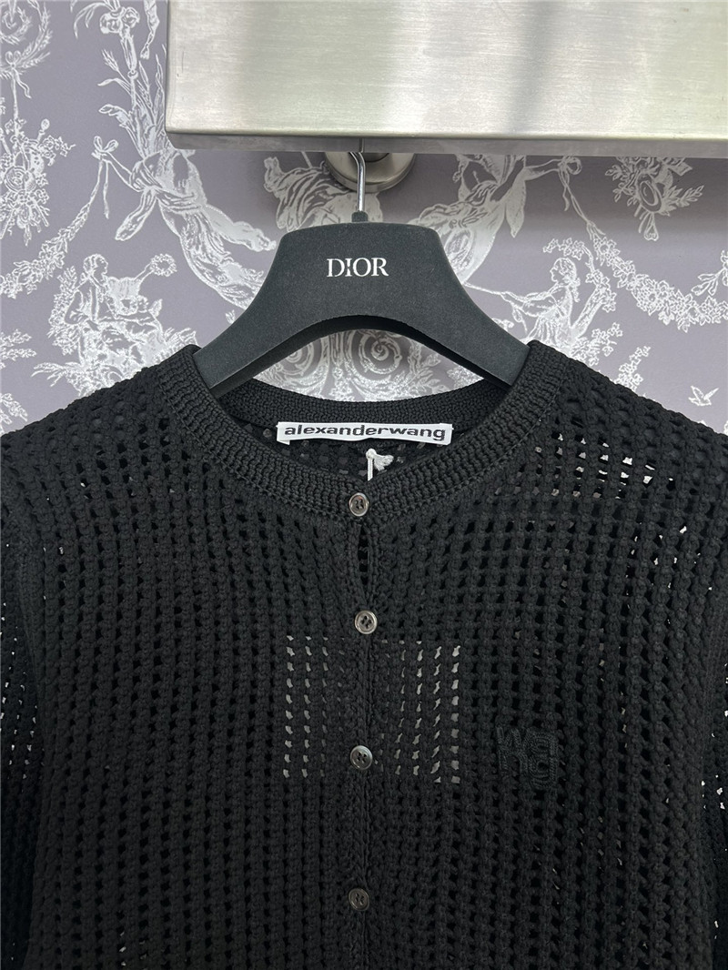 A1exa*der wang hollow knit cardigan replica clothes