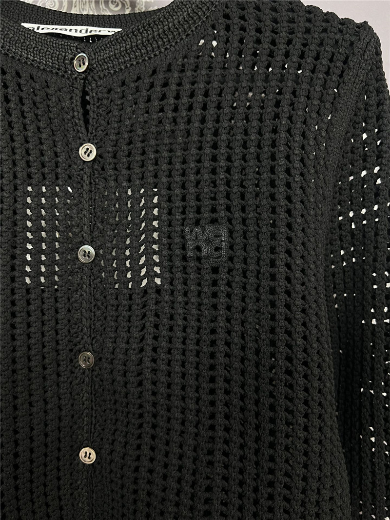 A1exa*der wang hollow knit cardigan replica clothes