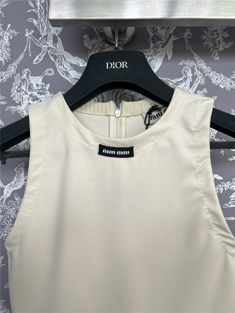M1um1u new sleeveless top replica clothing sites
