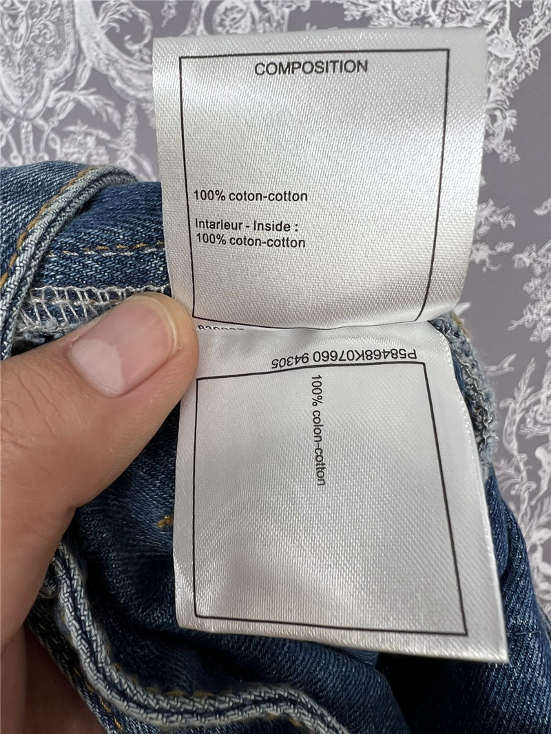 Ch**el new denim shorts replica d&g clothing