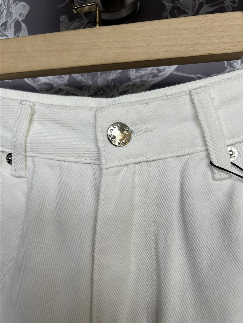 Pra*a new denim shorts replica clothes