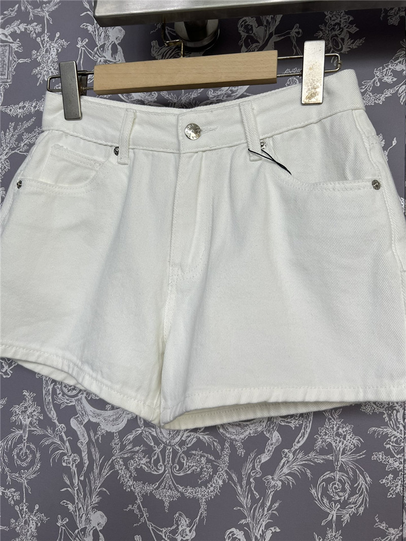 Pra*a new denim shorts replica clothes