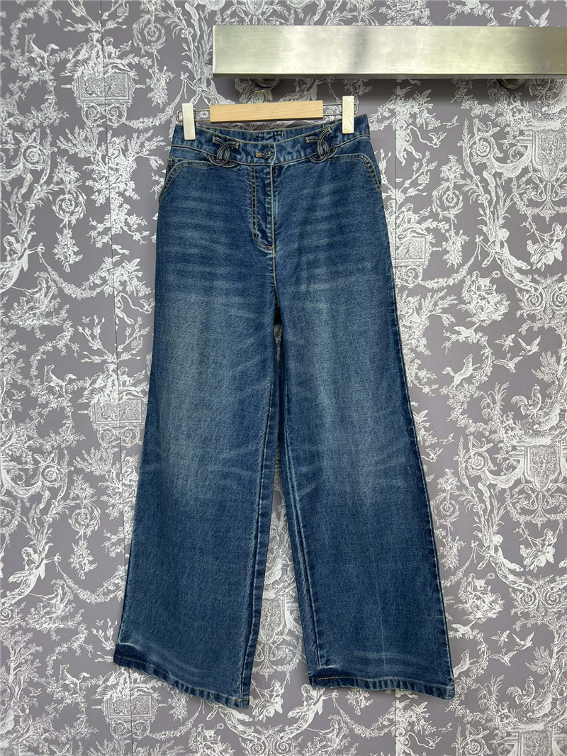 Ch**el straight jeans replica designer clothing websites