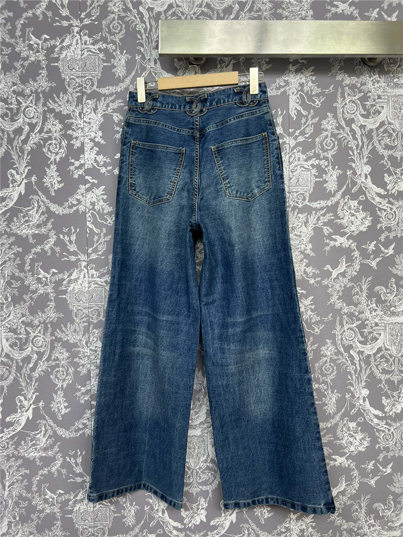 Ch**el straight jeans replica designer clothing websites