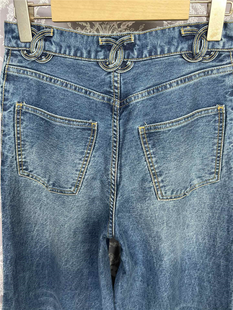 Ch**el straight jeans replica designer clothing websites