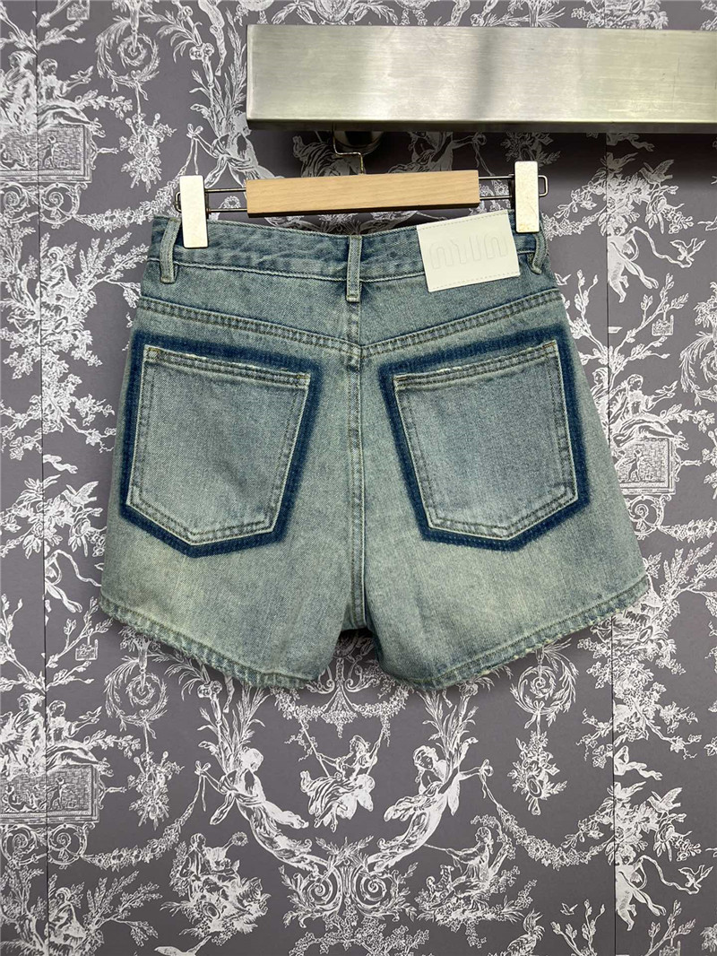 M1um1u new denim shorts cheap replica designer clothes