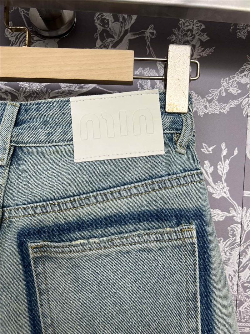 M1um1u new denim shorts cheap replica designer clothes