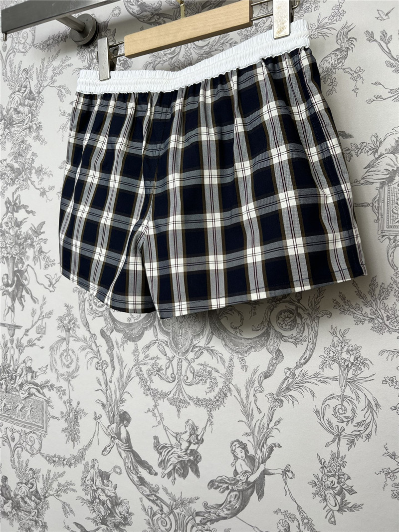 Ce1i*e new plaid shorts replica d&g clothing