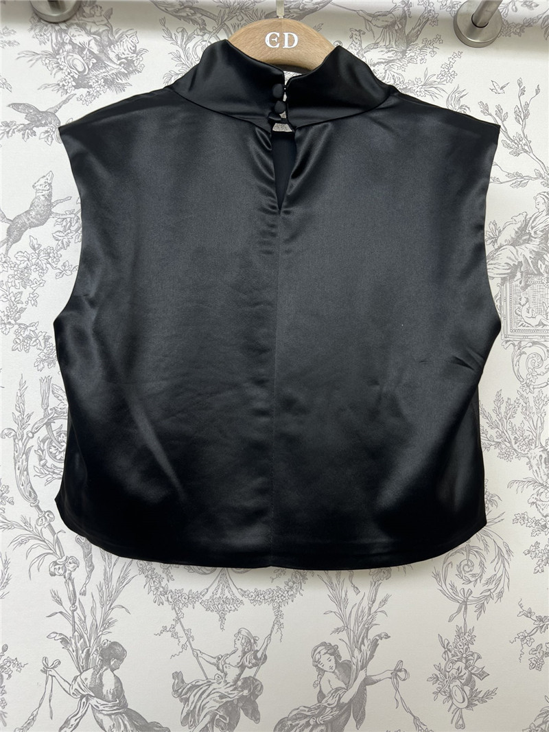 Y51 new pile collar acetate top replica designer clothes