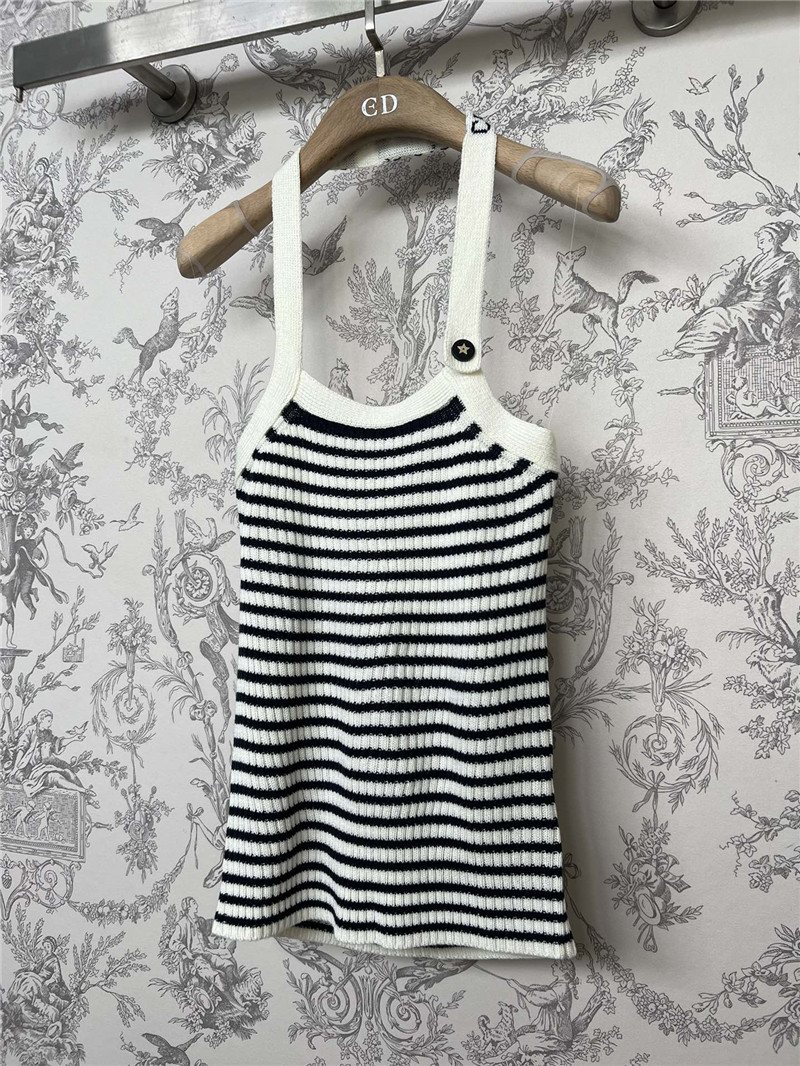 D10r halterneck knit top replica d&g clothing