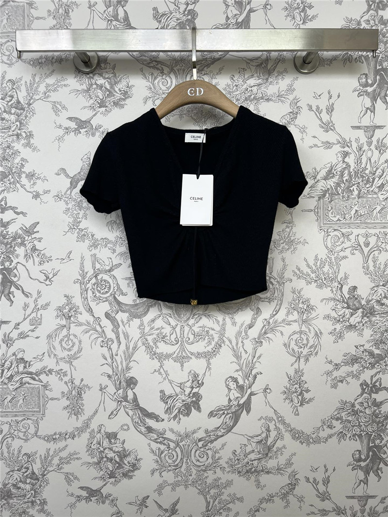 Ce1i*e knitted short-sleeved top replicas clothes