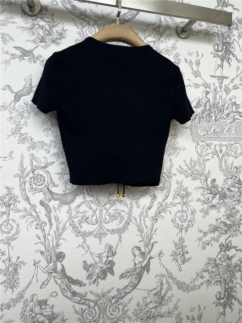 Ce1i*e knitted short-sleeved top replicas clothes