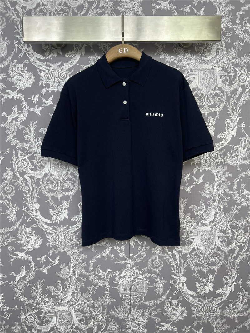 M1um1u new polo short sleeve replica d&g clothing