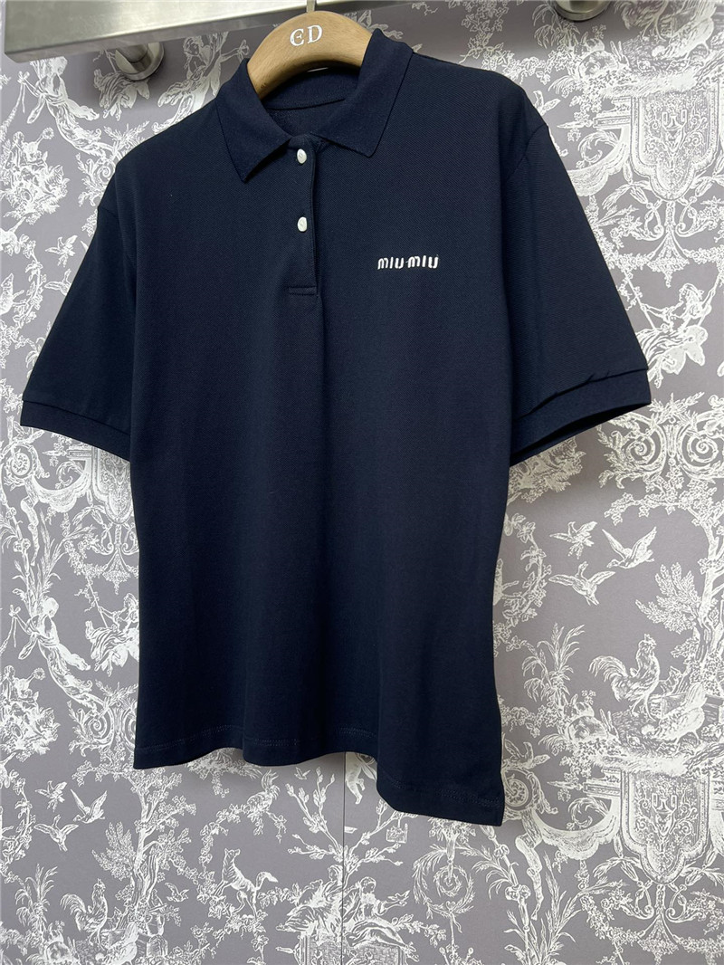 M1um1u new polo short sleeve replica d&g clothing