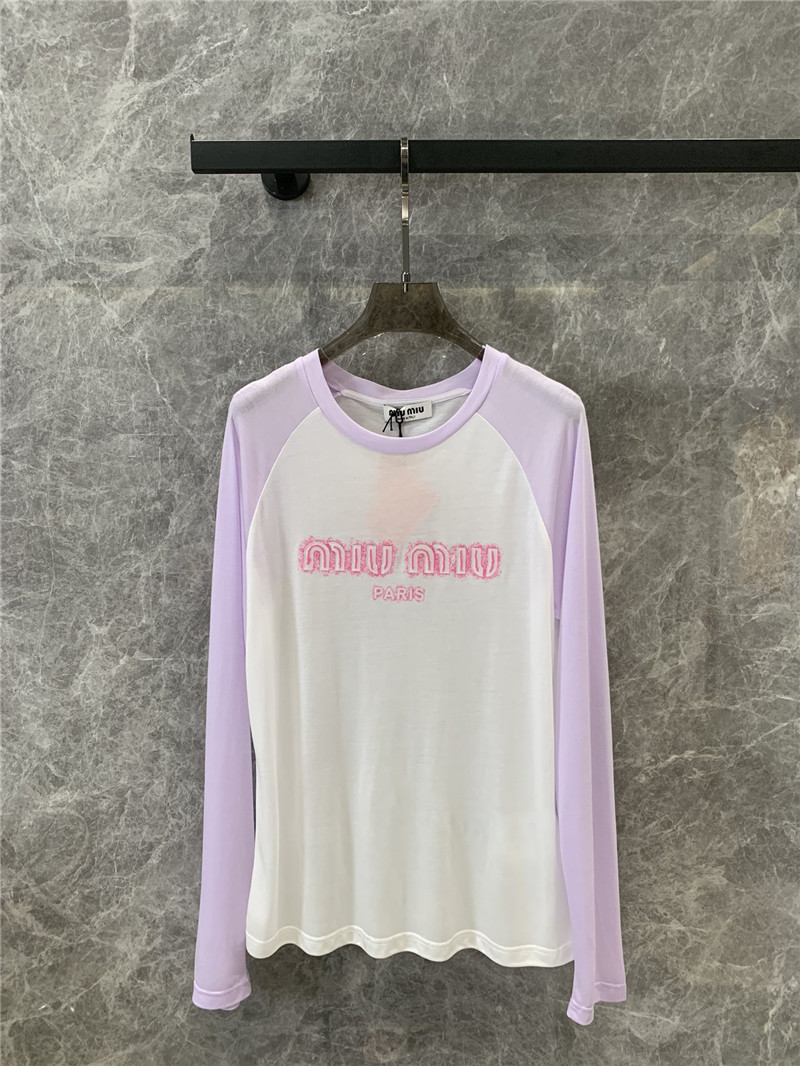 M1um1u sun protection long-sleeved t-shirt replica clothing sites