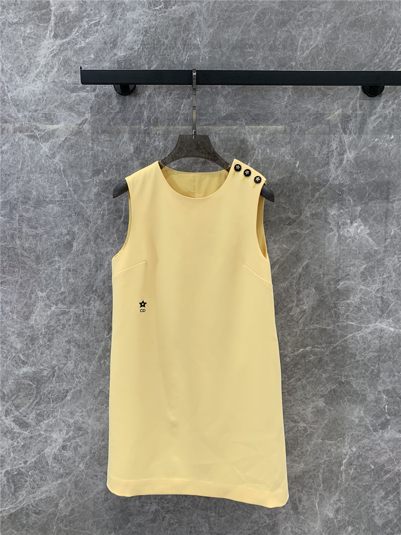 D10r shoulder button sleeveless dress replica d&g clothing