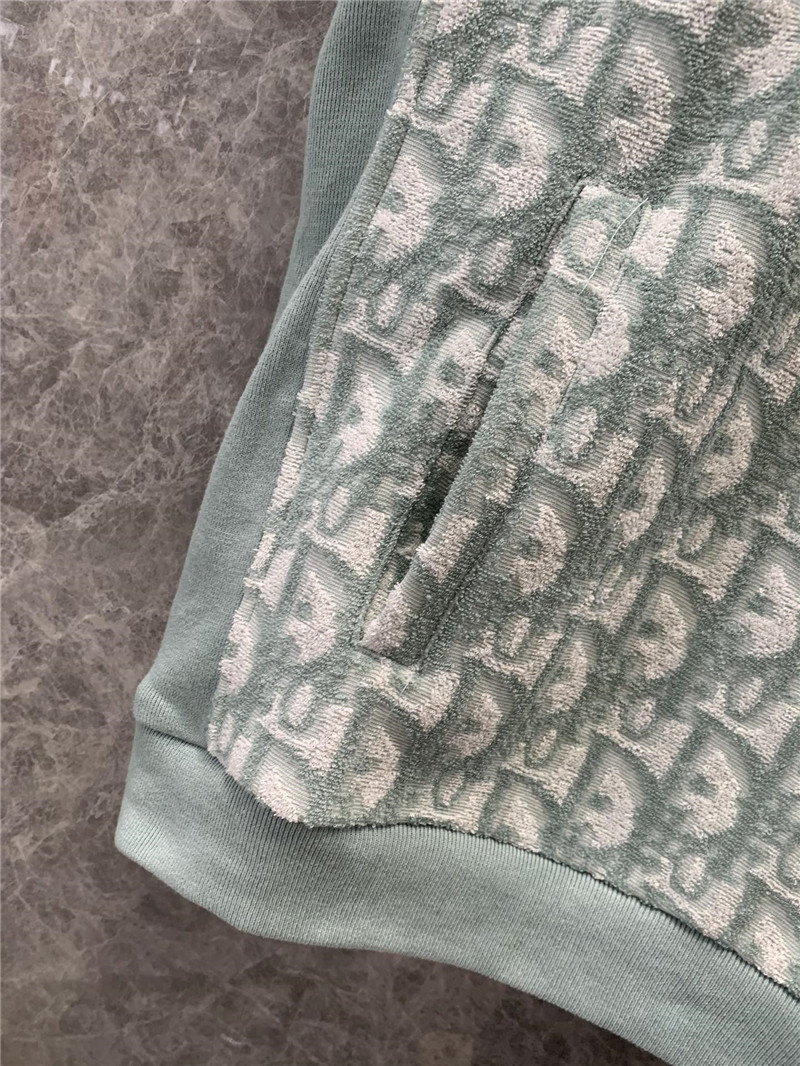 D10r monogram sleeveless hooded sweatshirt vest replicas clothes