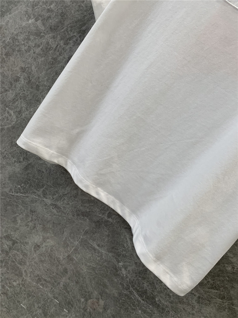 M1um1u new color micro logo short-sleeved t-shirt replica clothes