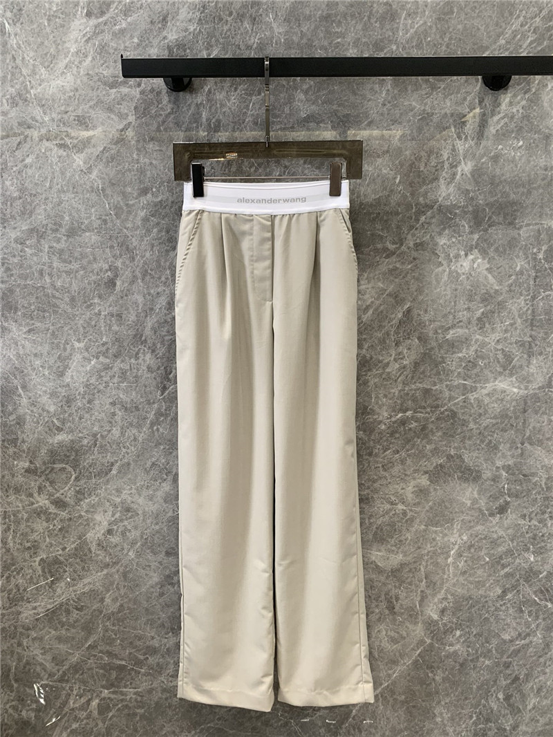 A1exa*der wang elastic high waist suit trousers replicas clothes