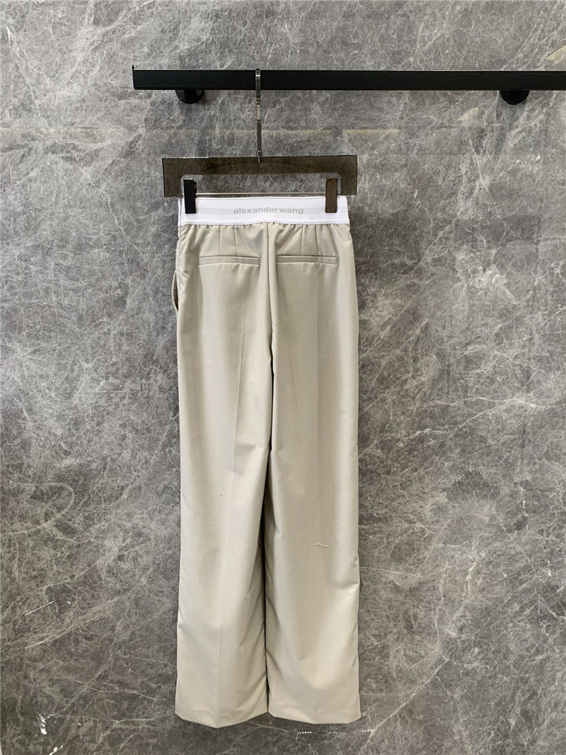 A1exa*der wang elastic high waist suit trousers replicas clothes