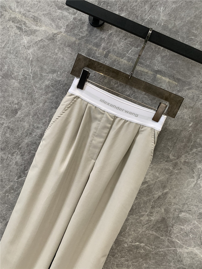 A1exa*der wang elastic high waist suit trousers replicas clothes