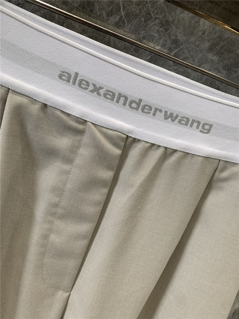 A1exa*der wang elastic high waist suit trousers replicas clothes