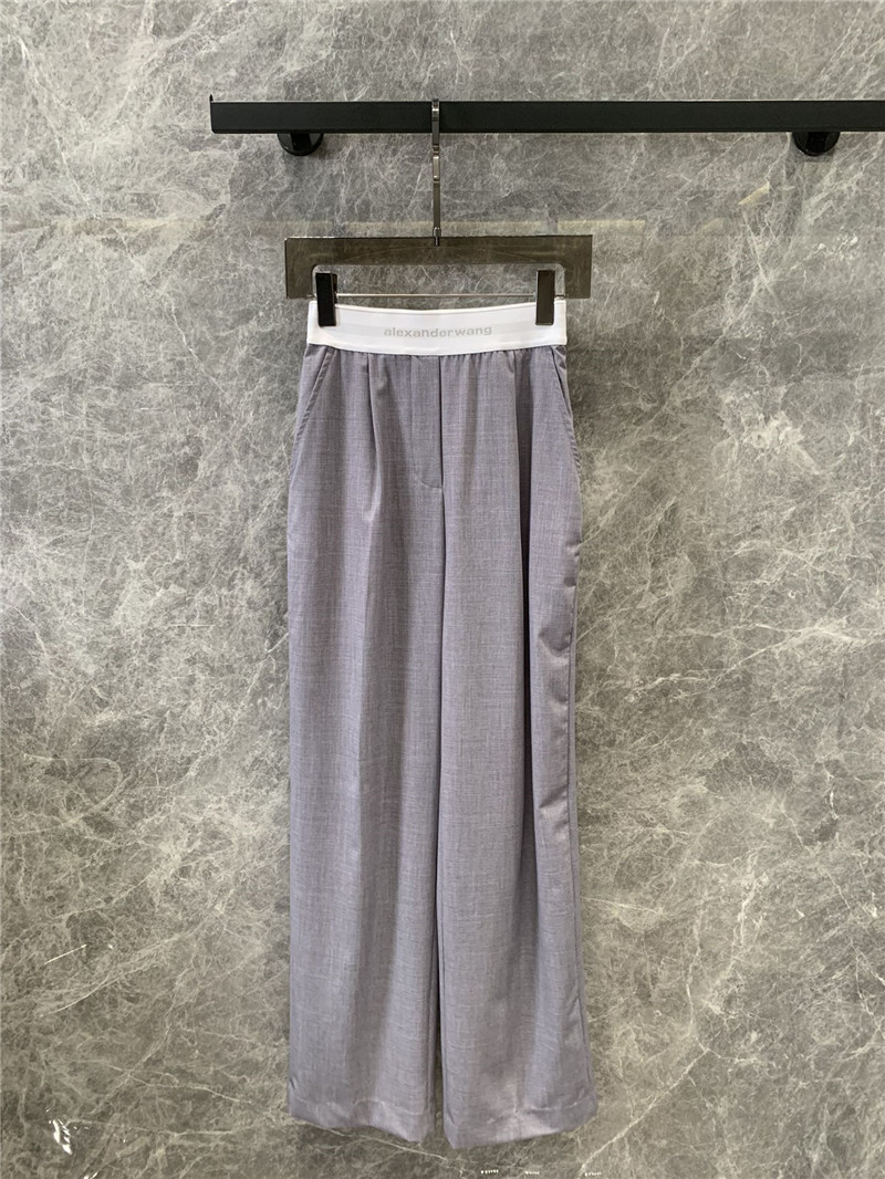 A1exa*der wang elastic high waist suit trousers replicas clothes