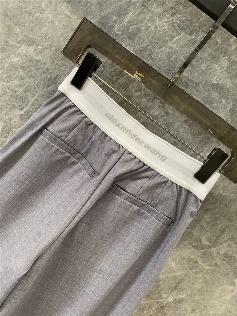 A1exa*der wang elastic high waist suit trousers replicas clothes