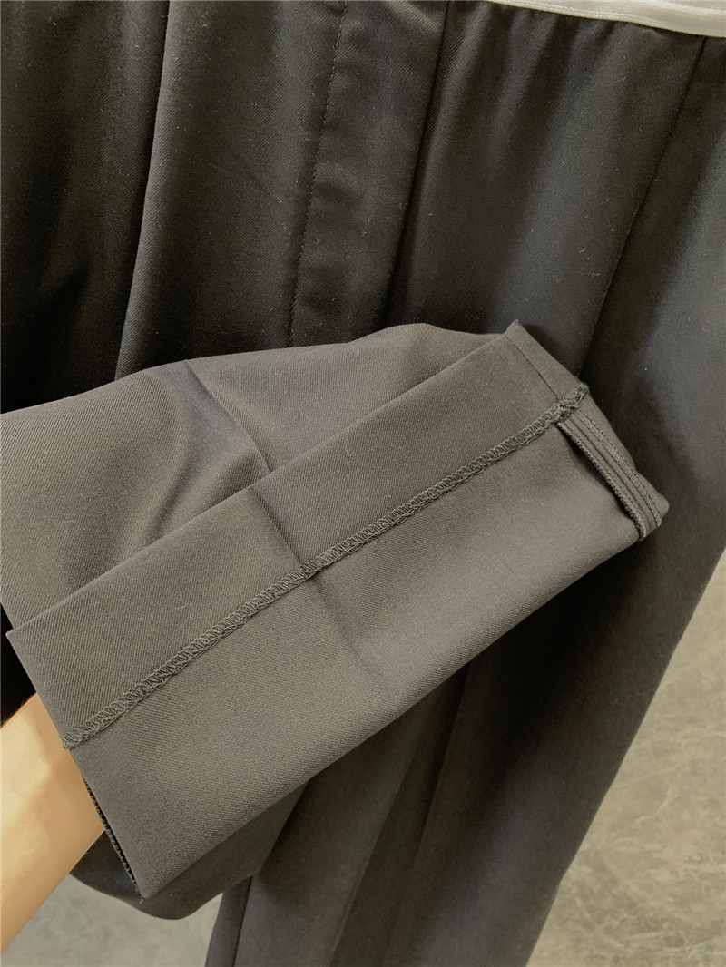 A1exa*der wang black wide leg trousers