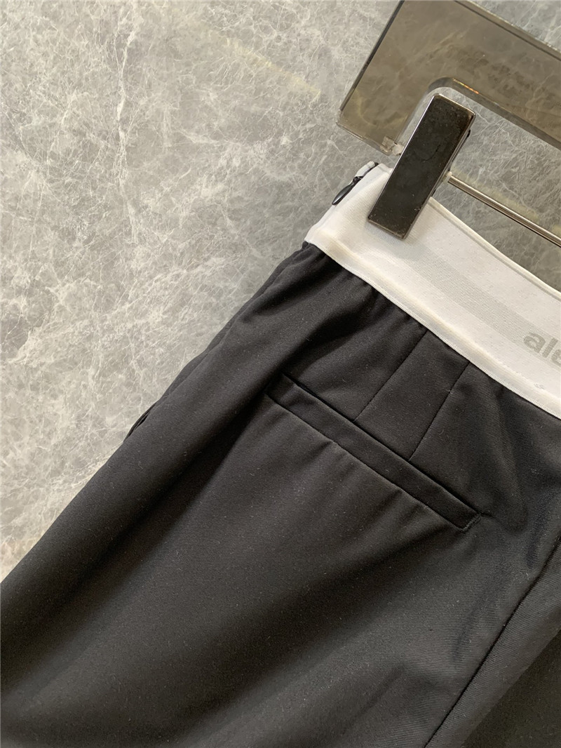 A1exa*der wang black wide leg trousers