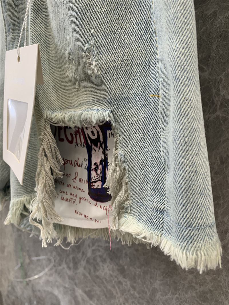 Ch**el heavy denim shorts replica d&g clothing