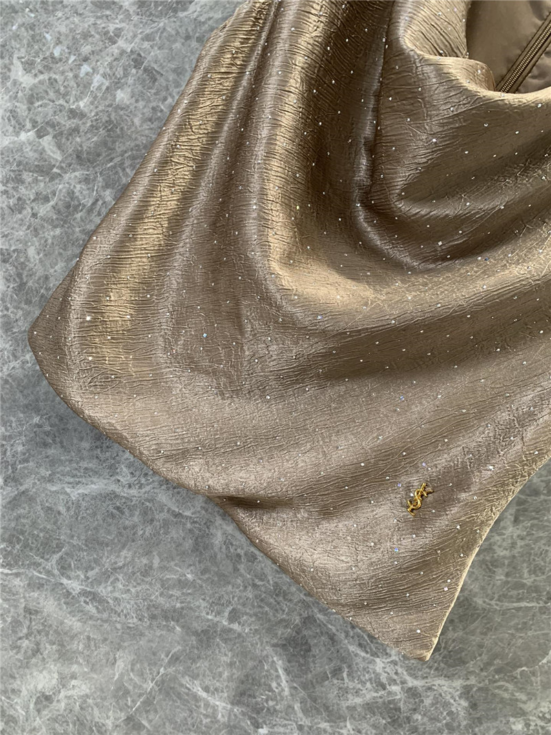 Y51 rhinestone gold sleeveless top replica clothing sites