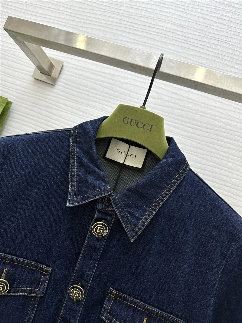 Gvc*1 denim dress replica designer clothes