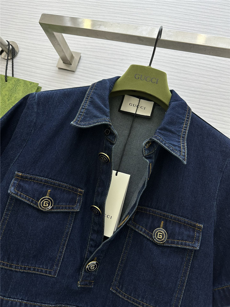 Gvc*1 denim dress replica designer clothes