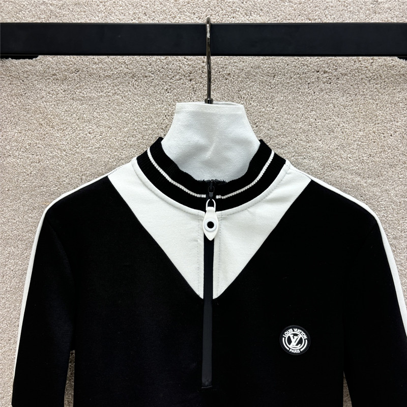 l0vis Vvtt0n lv half zip dress replica d&g clothing