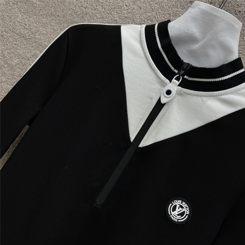 l0vis Vvtt0n lv half zip dress replica d&g clothing