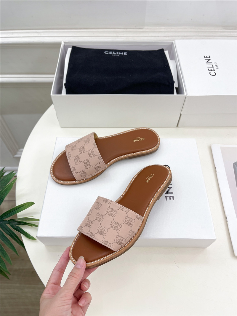 Ce1i*e lympia mule in pink jacquard canvas