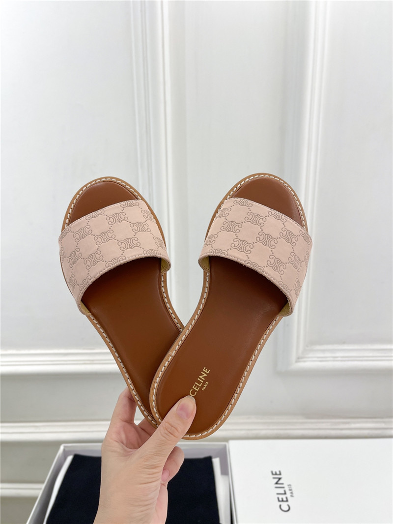 Ce1i*e lympia mule in pink jacquard canvas