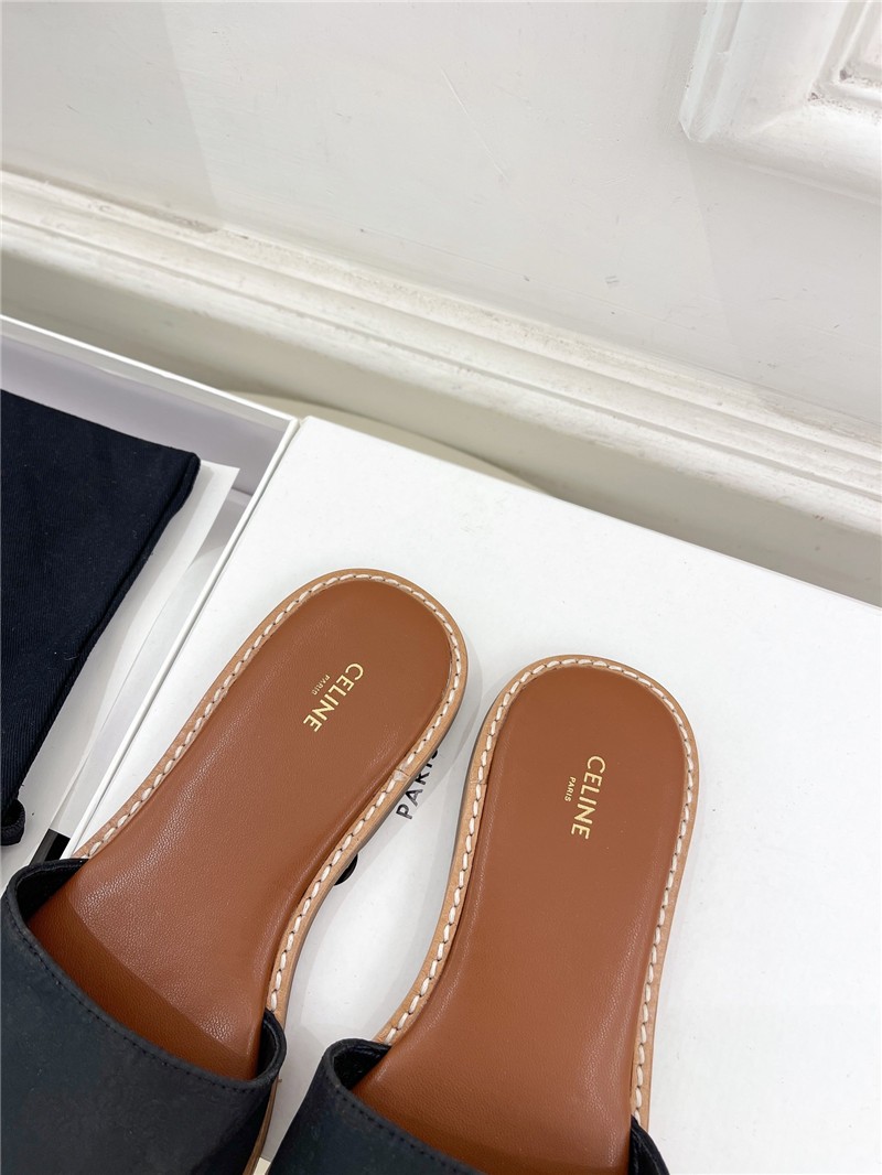 Ce1i*e lympia mule in pink jacquard canvas