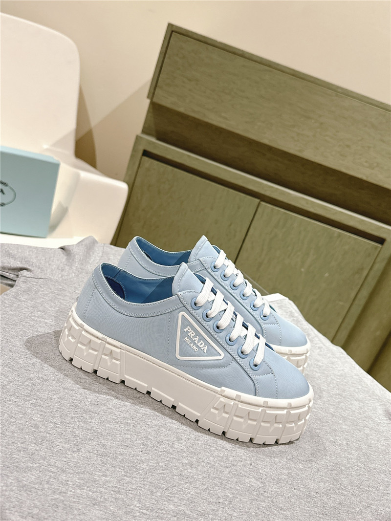 Pra*a double wheel re-nylon gabardine sneakers