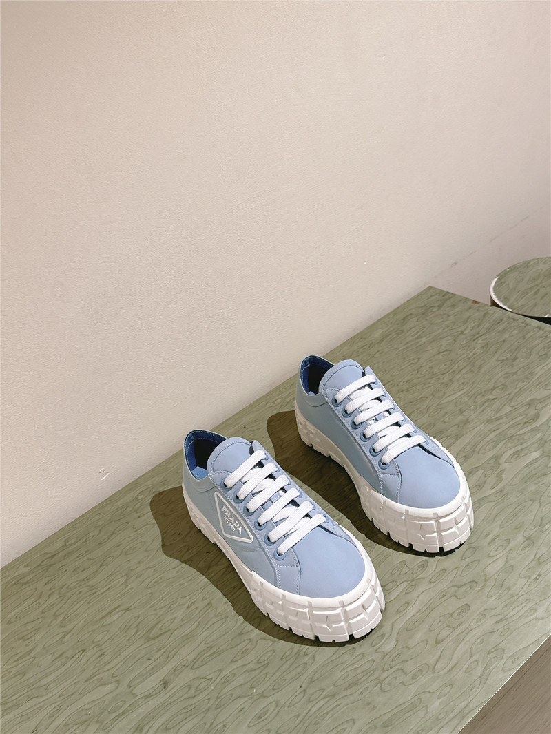 Pra*a double wheel re-nylon gabardine sneakers