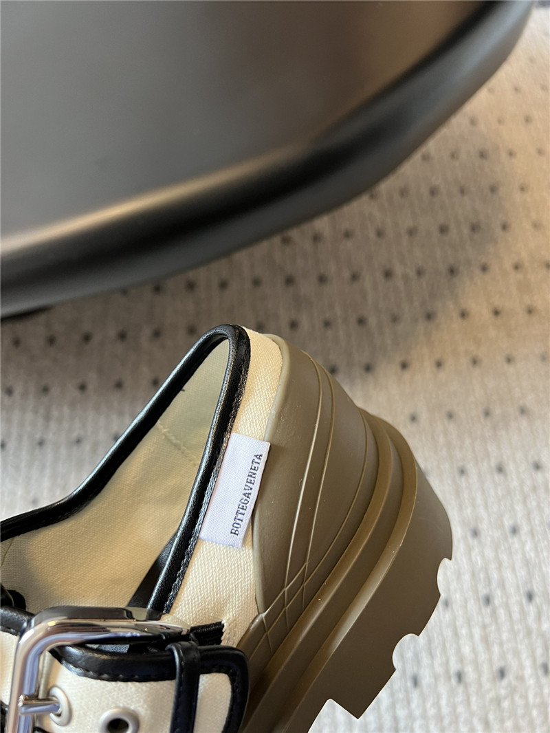 b0tt*ga Ven*ta beige khaki mary jane loafers