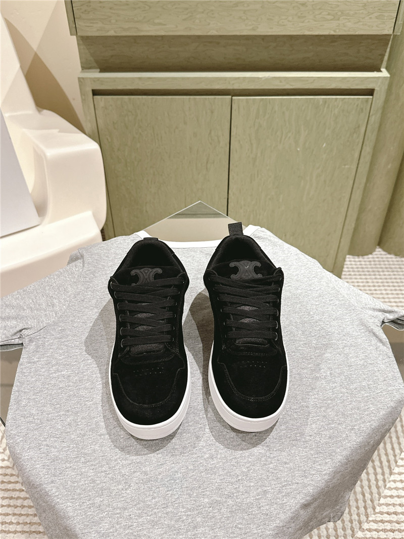 Ce1i*e huntington black low lace-up sneakers
