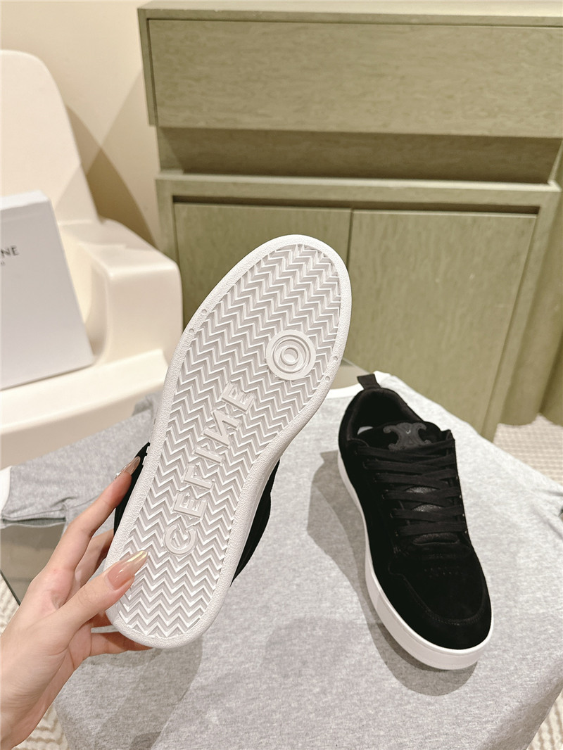 Ce1i*e huntington black low lace-up sneakers
