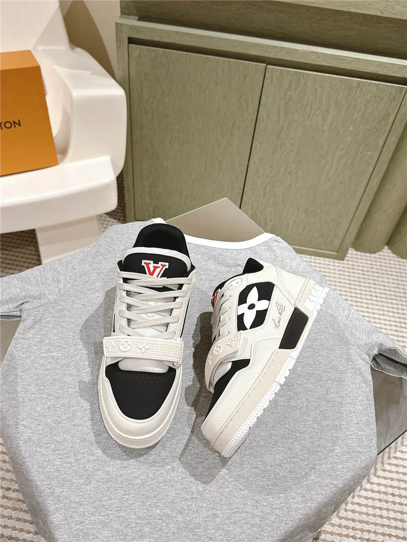 l0vis Vvtt0n lv trainers moka black white low top sneakers