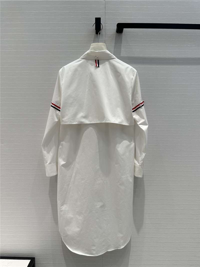 THOM BROWNE Preppy mid-length shirt dress replicas clothes